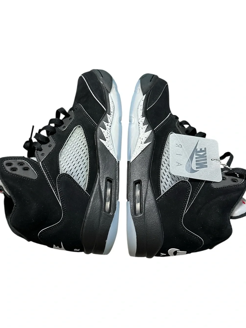Sz 9- Air Jordan 5 Retro OG Black Metallic Reimagined - NEW WITH BOX.